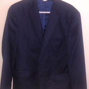 Men’s Luxury Designer Alfani Navy Blue Suit Jacket. Barely Worn, Great Condition